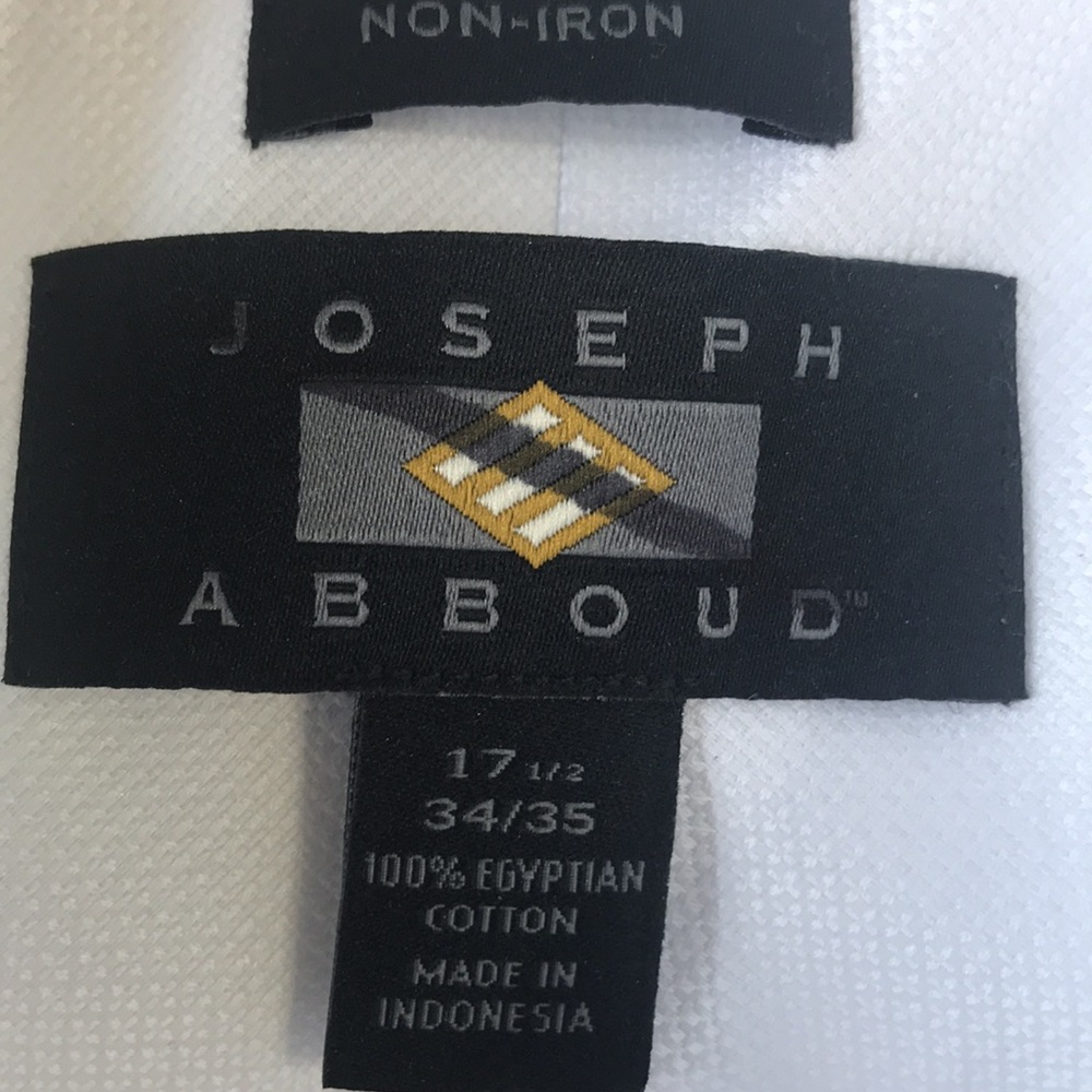 ❤️(163)New Mens long sleeve dress shirt by Joseph Abboud. Size 17 1/2-34/35 - Picture 3 of 10